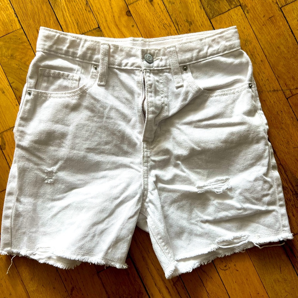 Old Navy Girls White Denim Shorts
